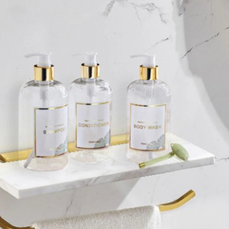 Elegant Bathroom Dispensers Set