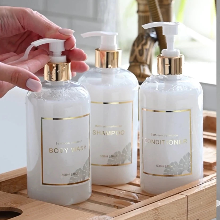 Elegant Bathroom Dispensers Set