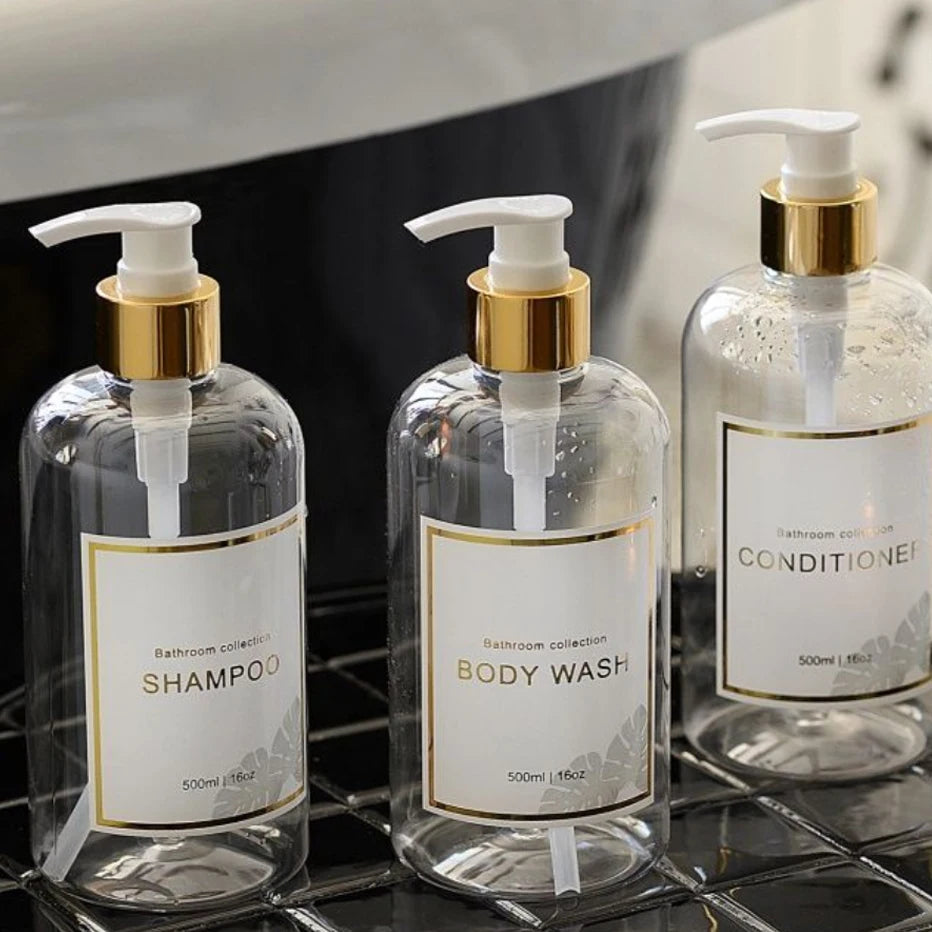 Elegant Bathroom Dispensers Set
