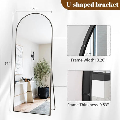 Arched Full-Length Mirror