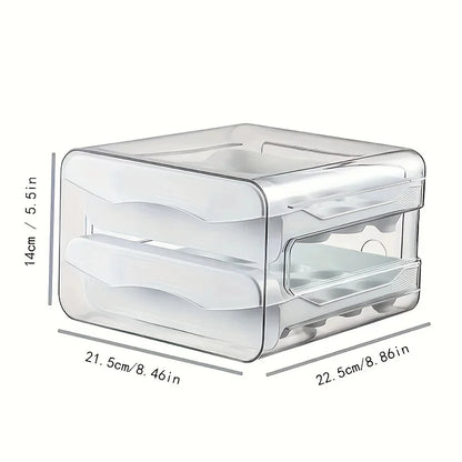 Double-Layer Drawer Egg Box